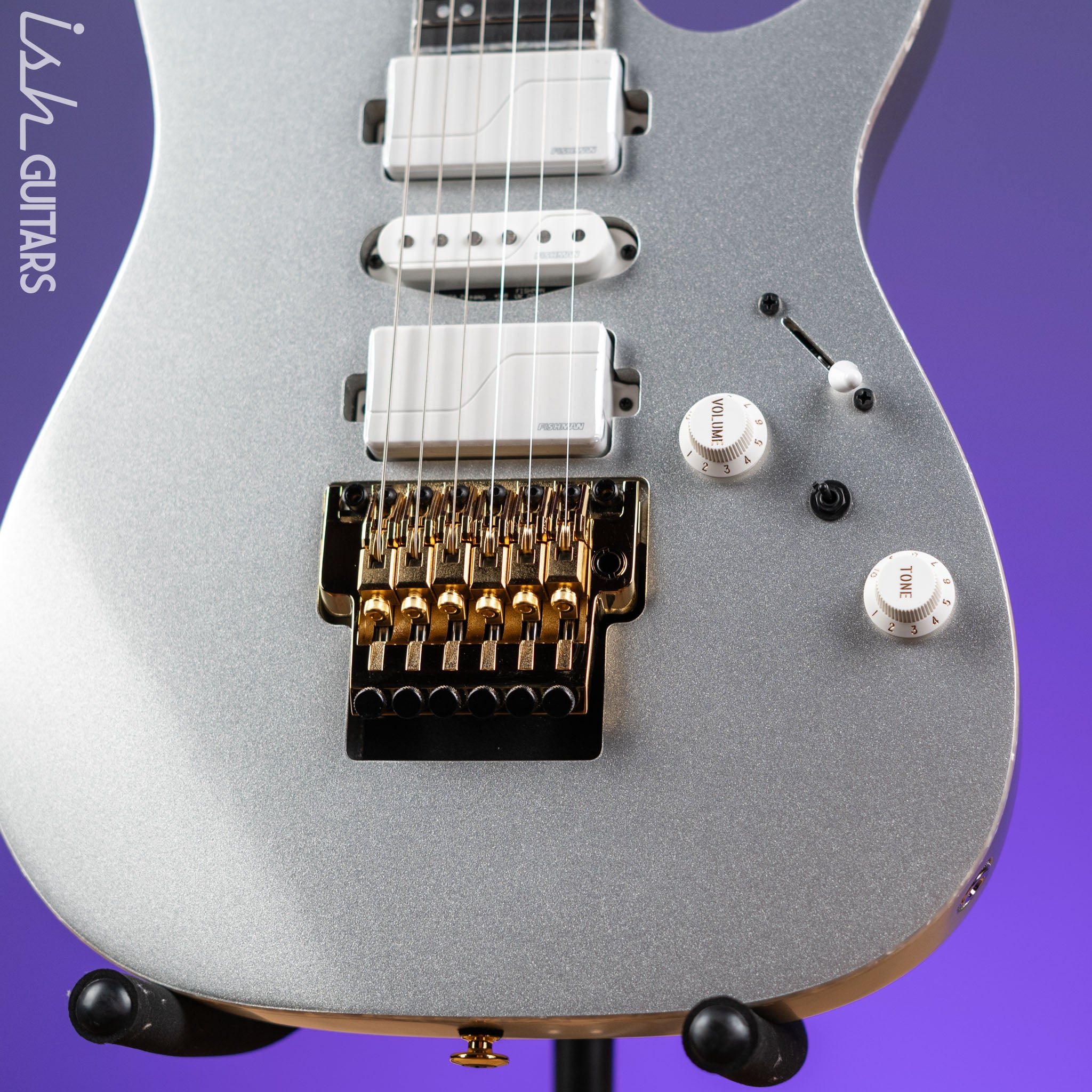 Ibanez Prestige RG5170G Electric Guitar Silver Flat – Ish Guitars