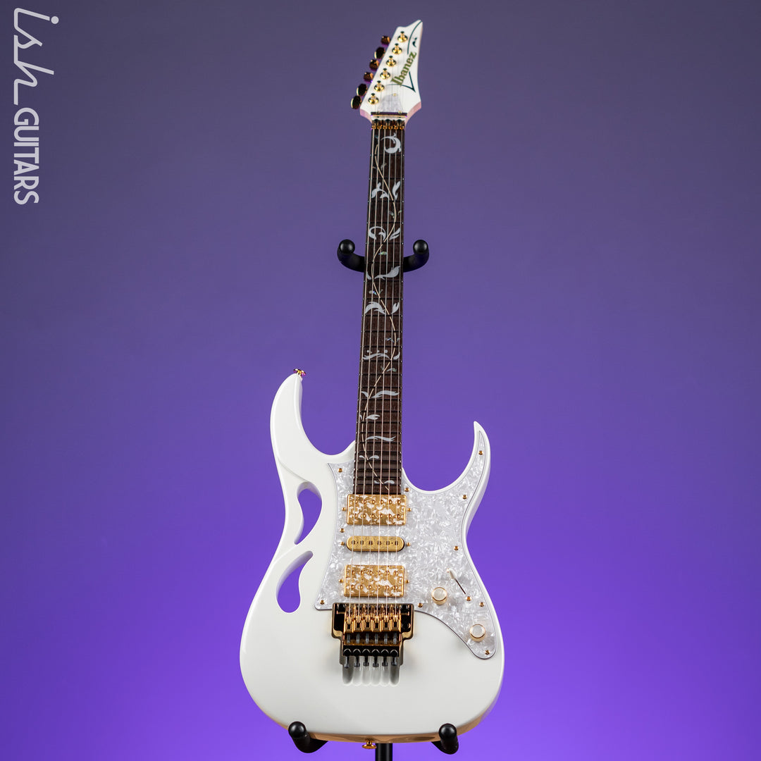 Ibanez PIA3761 Steve Vai Signature Stallion White – Ish Guitars