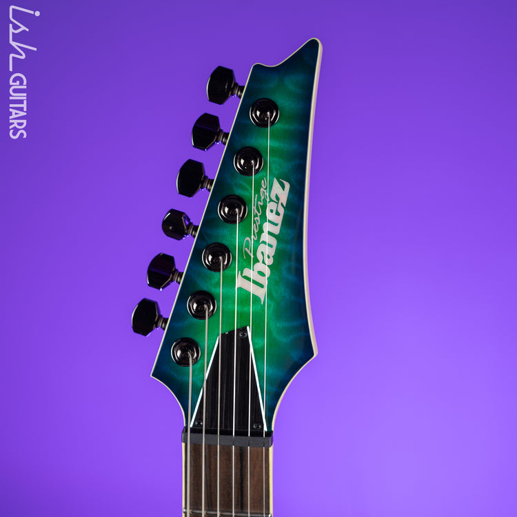 Ibanez S6521Q Prestige Electric Guitar Surreal Blue Burst Gloss