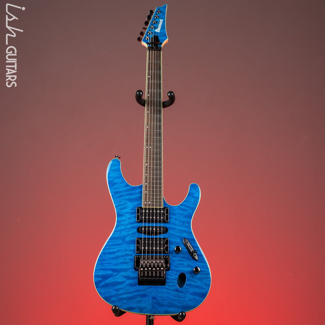 Ibanez S6570Q Prestige Electric Guitar Natural Blue