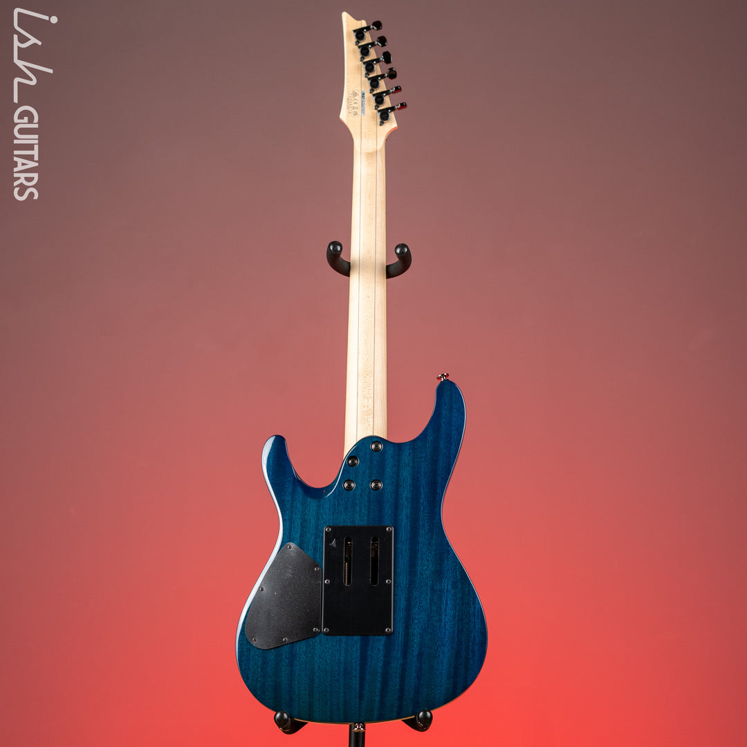 Ibanez S6570Q Prestige Electric Guitar Natural Blue