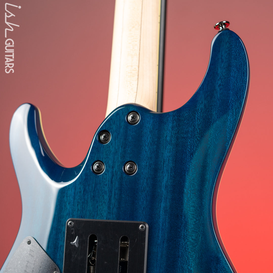 Ibanez S6570Q Prestige Electric Guitar Natural Blue
