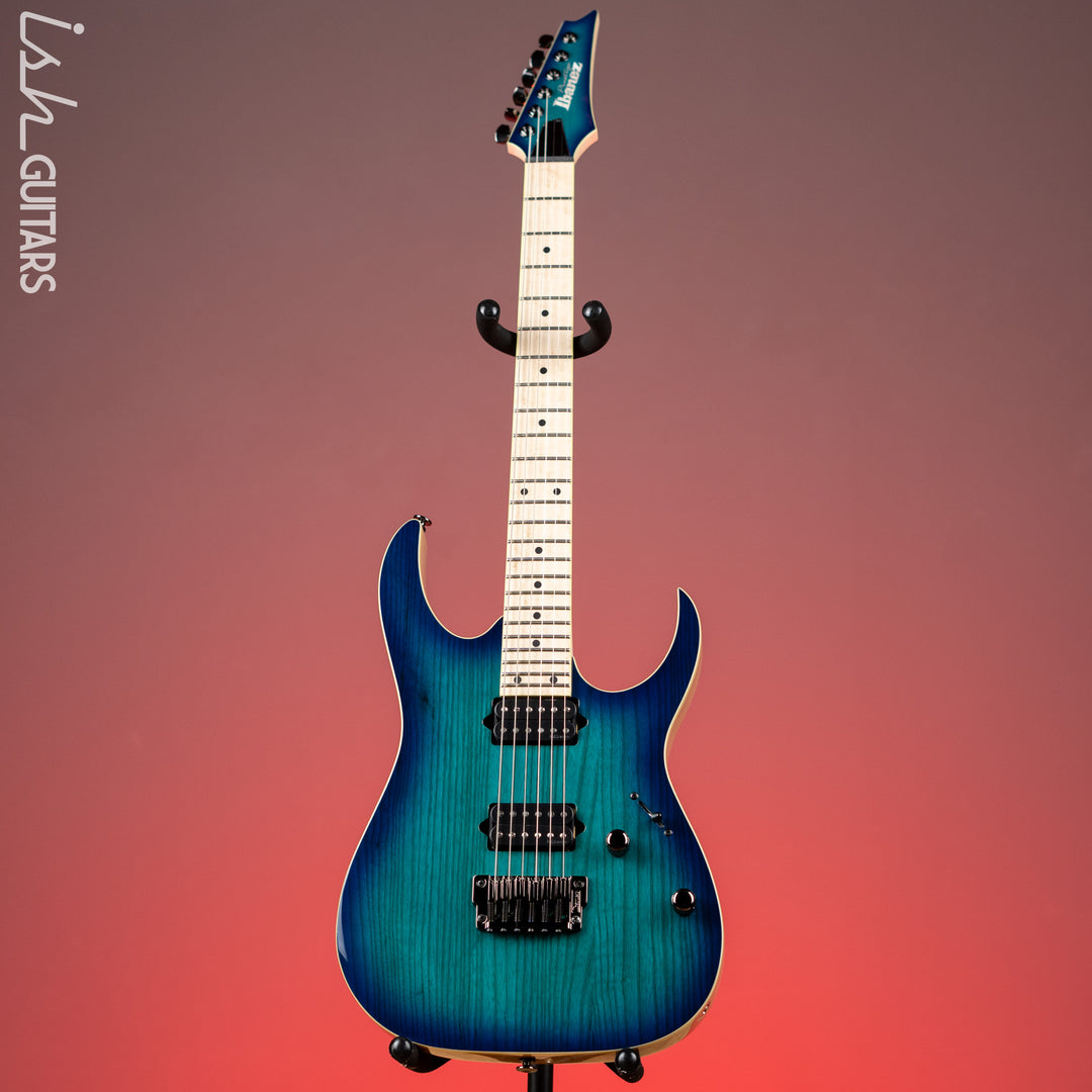 Ibanez RG652AHMFX Prestige Electric Guitar Nebula Green Burst