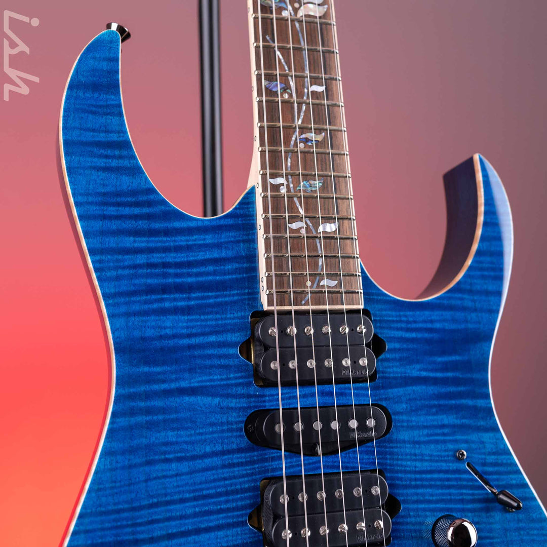 Ibanez J. Custom RG8570 Royal Blue Sapphire – Ish Guitars