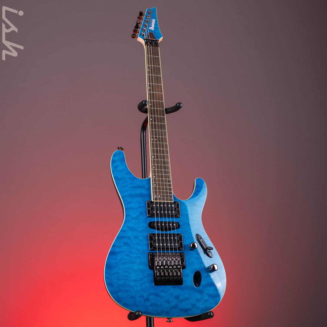 Ibanez S6570Q Prestige Electric Guitar Natural Blue