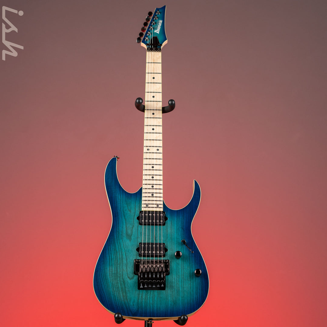 Ibanez Prestige RG652AHM Electric Guitar Nebula Green Burst