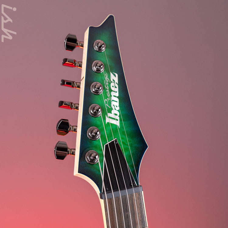 Ibanez Prestige S6521Q Electric Guitar Surreal Blue Burst – Ish