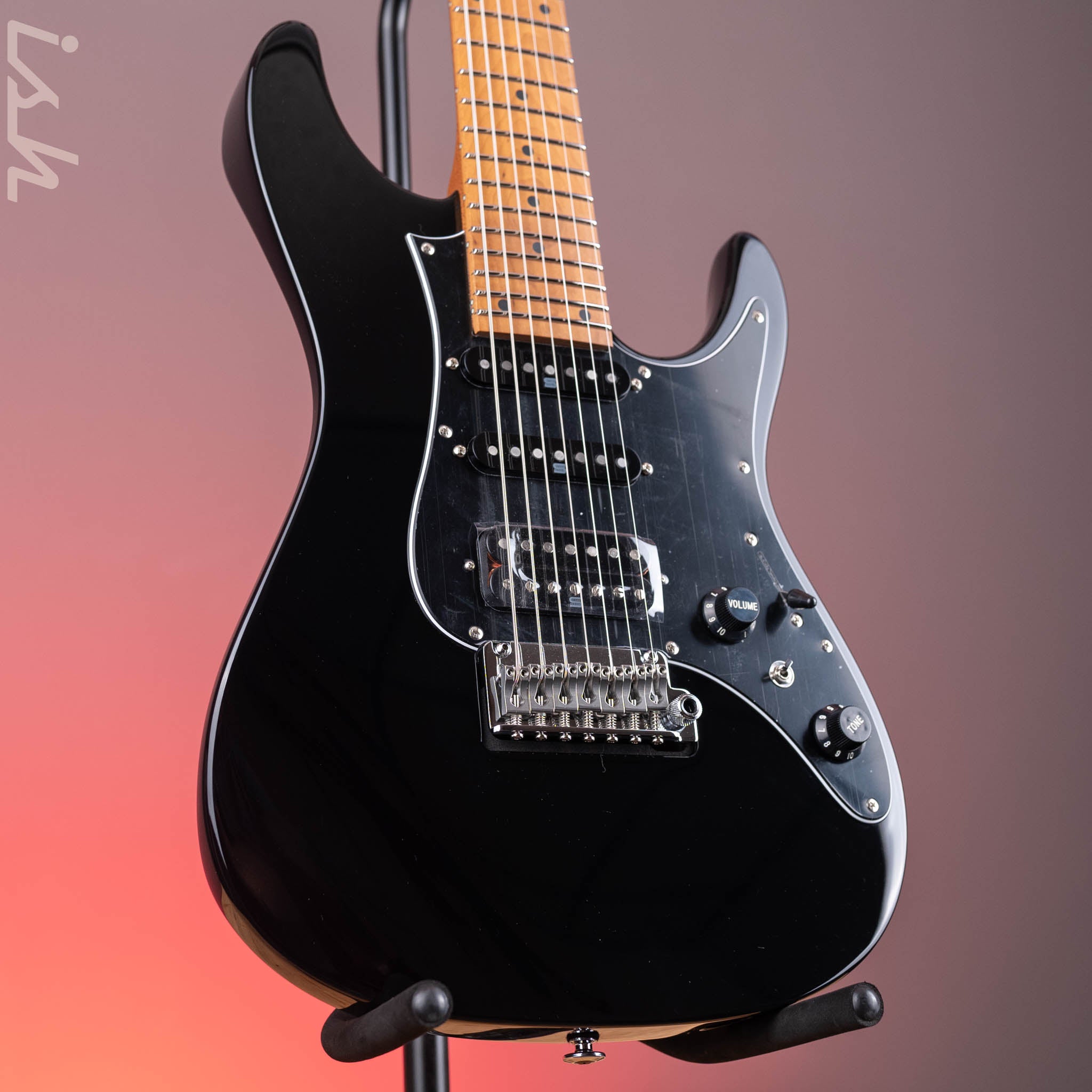 Ibanez AZ24047 Prestige 7-String Electric Guitar Black – Ish Guitars