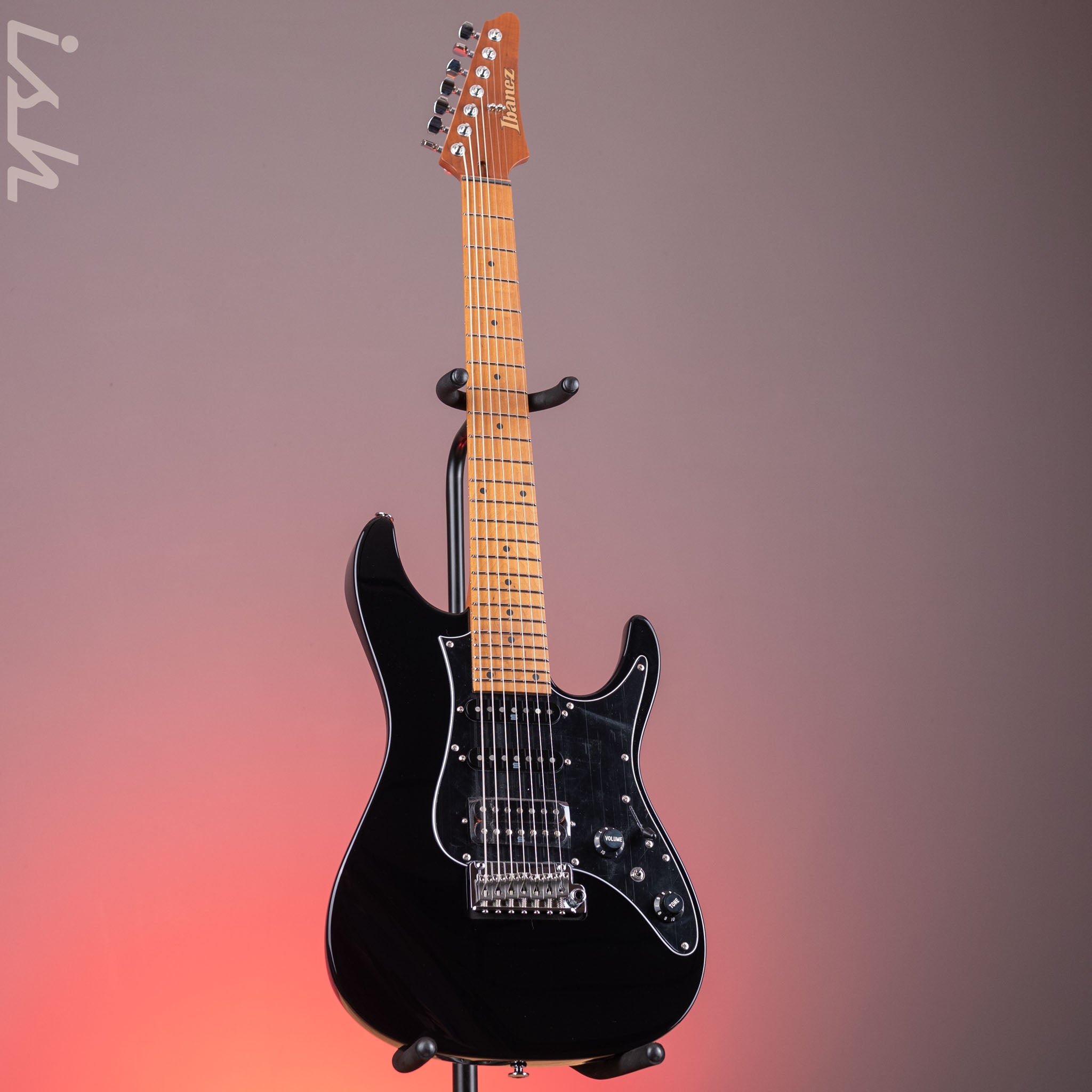 Ibanez AZ24047 Prestige 7-String Electric Guitar Black – Ish Guitars