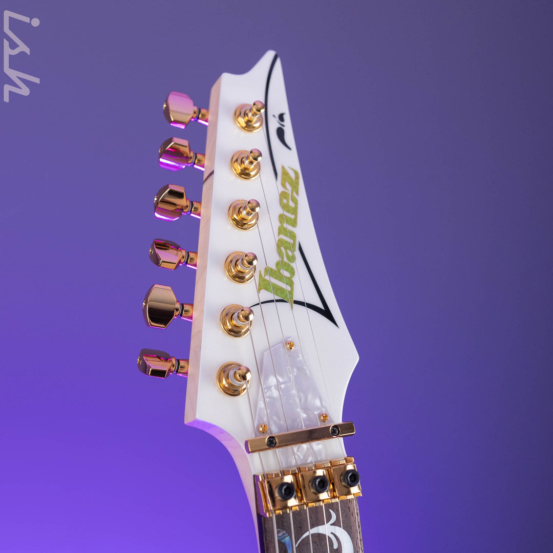 Ibanez Steve Vai Signature PIA3761 Stallion White Demo