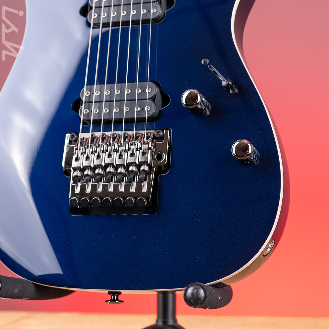 Ibanez Prestige RG2027XL 7-String Electric Guitar Deep Tide Blue