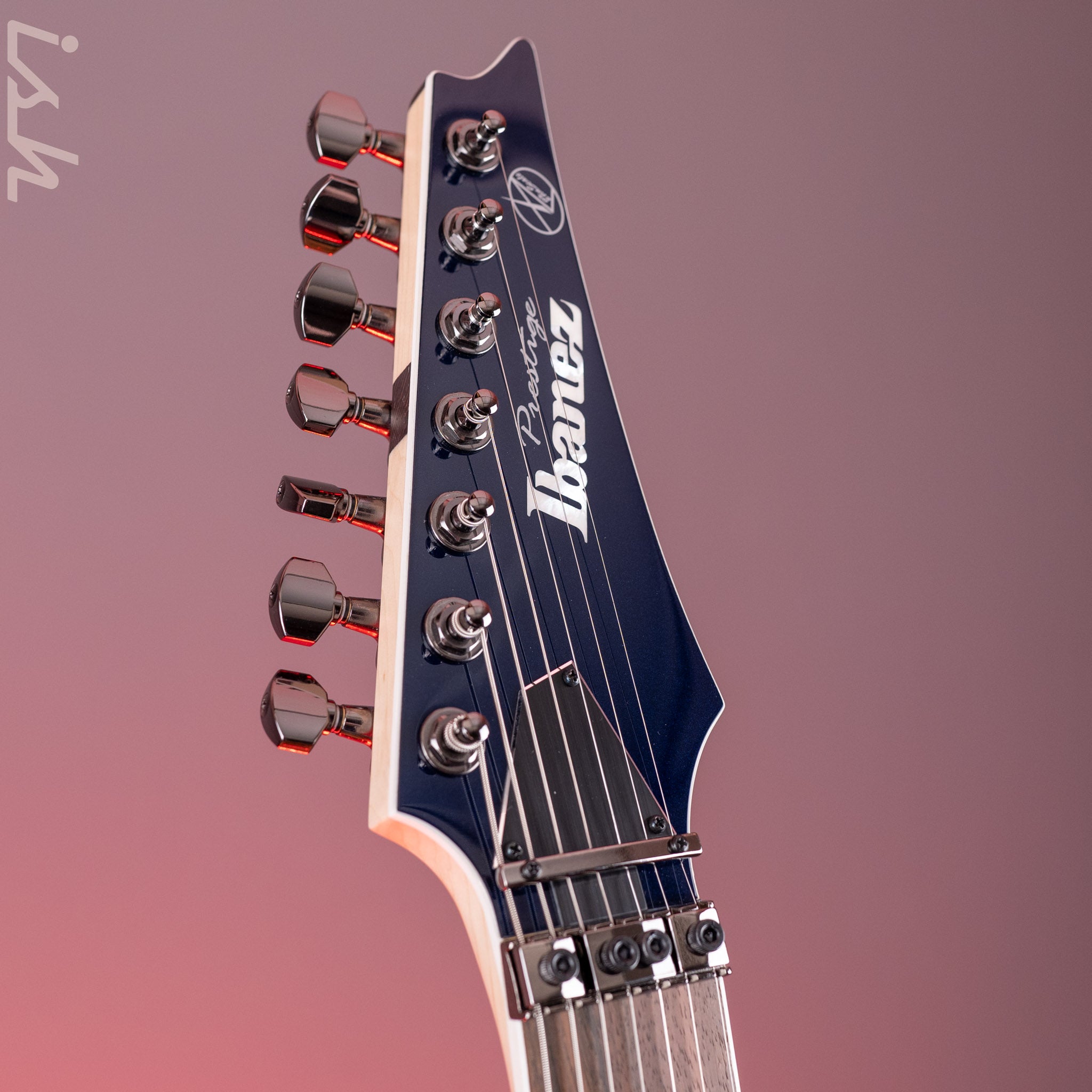 Ibanez Prestige RG2027XL 7-String Electric Guitar Deep Tide Blue