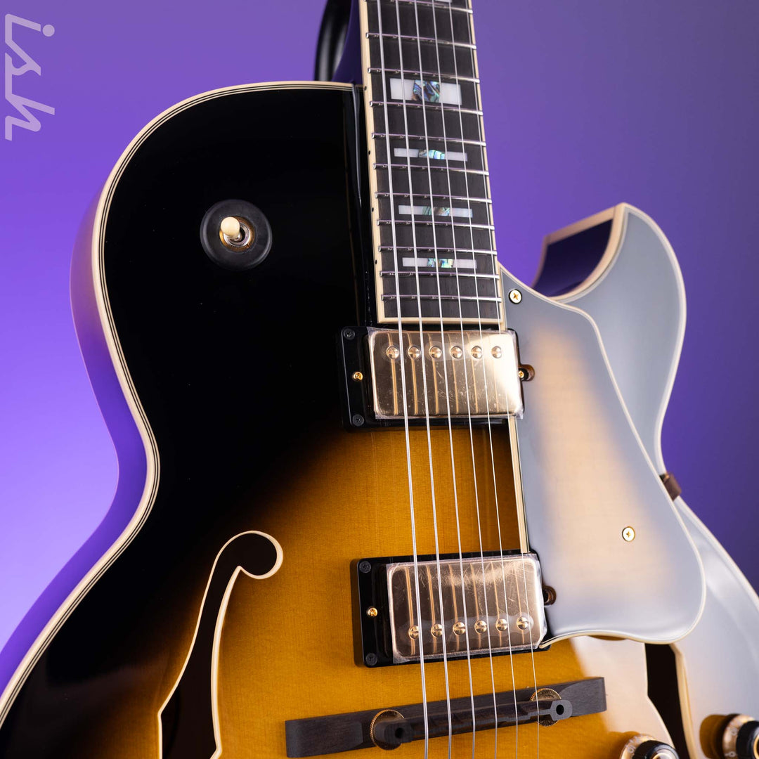 Ibanez LGB300 Hollowbody George Benson Vintage Yellow Sunburst Demo