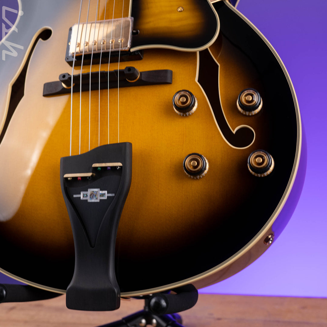 Ibanez LGB300 Hollowbody George Benson Vintage Yellow Sunburst Demo