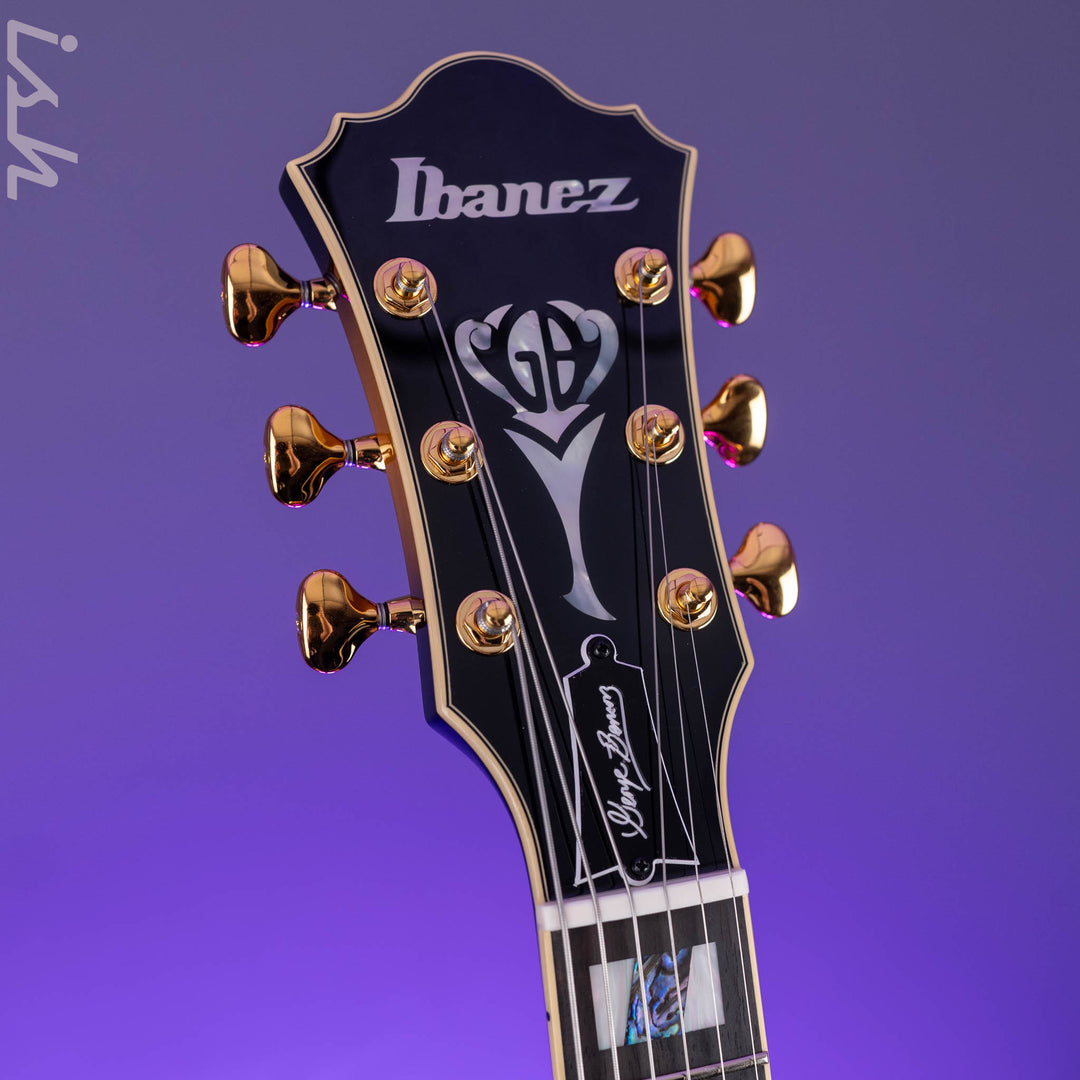 Ibanez LGB300 Hollowbody George Benson Vintage Yellow Sunburst Demo