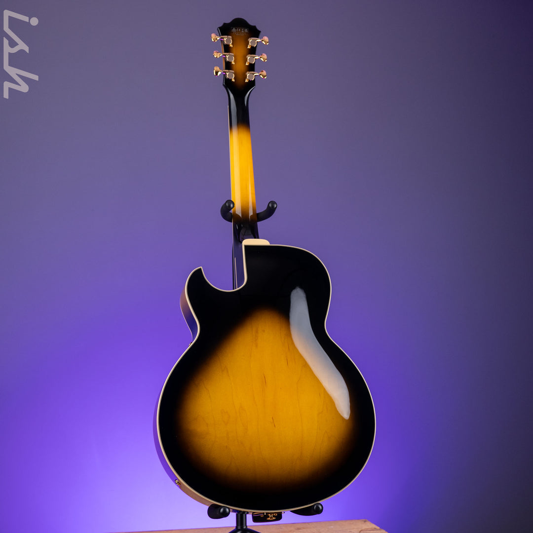 Ibanez LGB300 Hollowbody George Benson Vintage Yellow Sunburst Demo