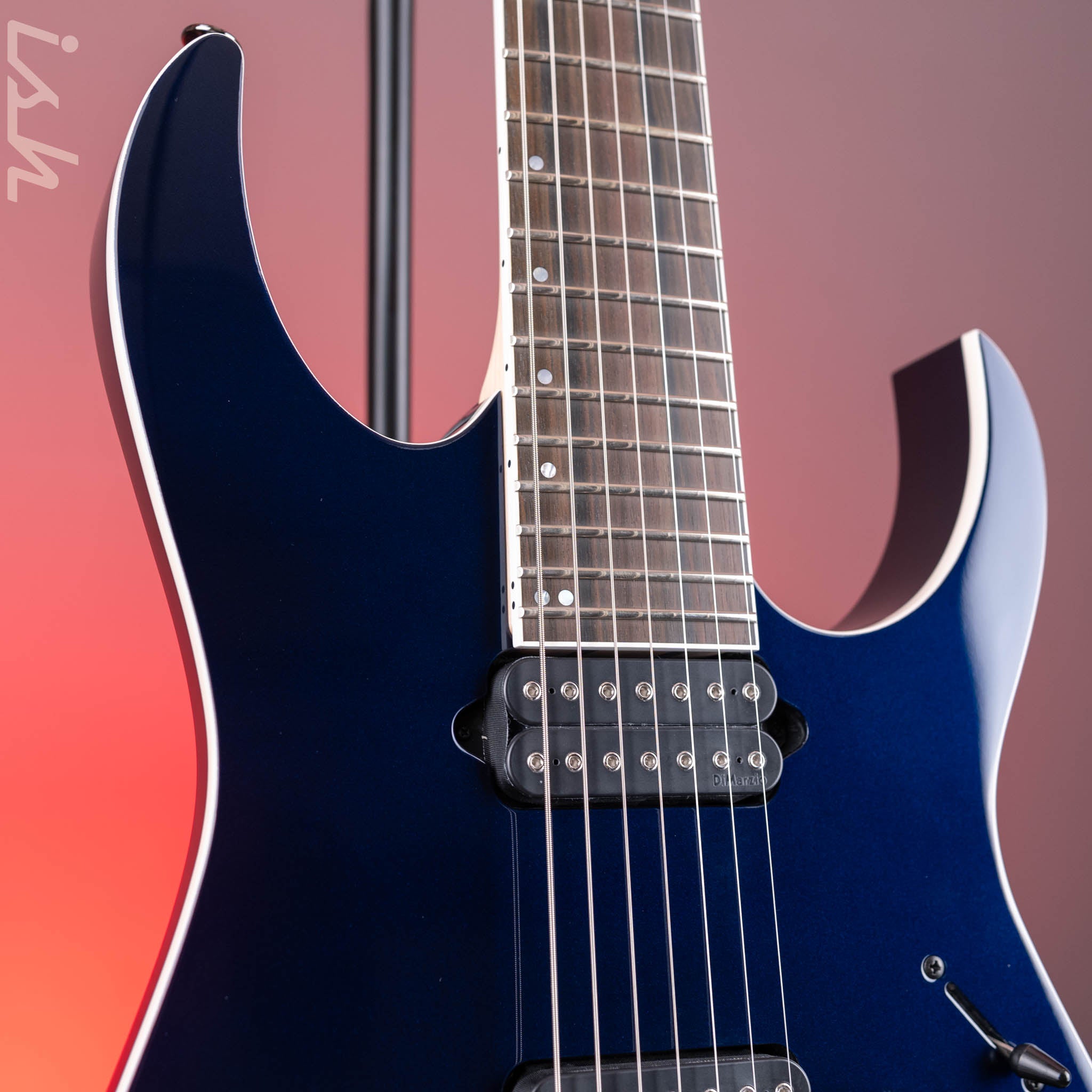 洋楽 prestige Ibanez Prestige RG2027XL 7-String Electric Guitar Deep Tide Blue