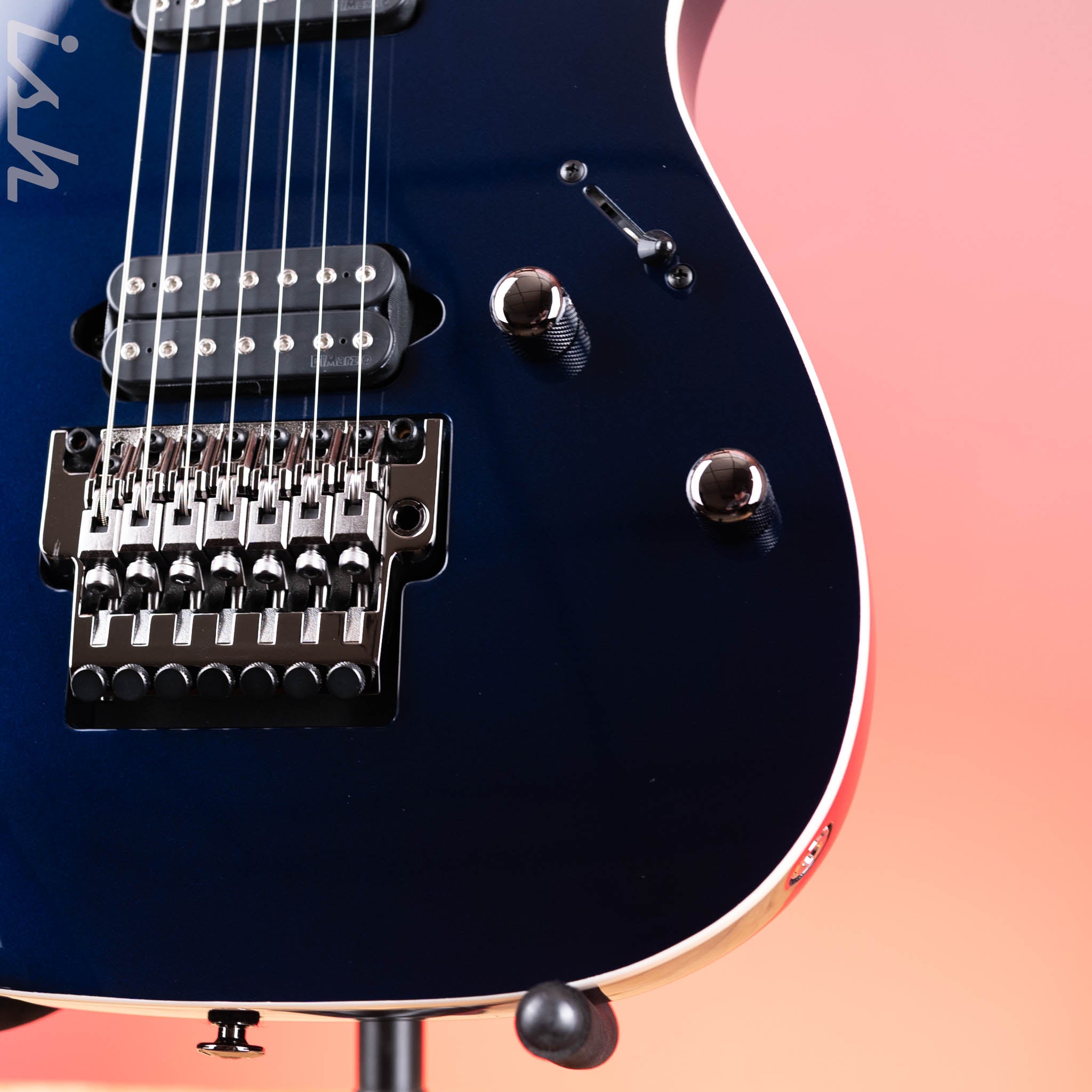 Ibanez Prestige RG2027XL 7-String Electric Guitar Deep Tide Blue