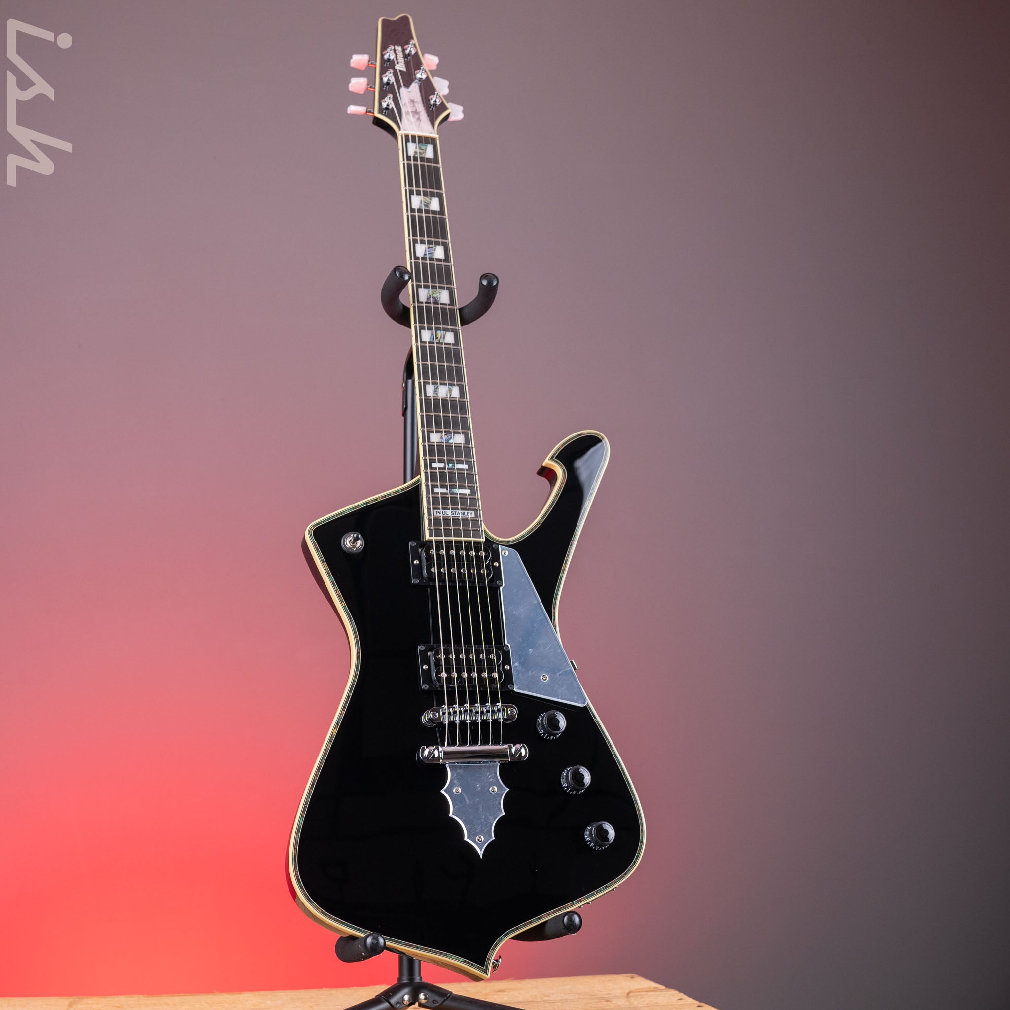 Ibanez PS10-BK Paul Stanley Signature Series Electric Black – Ish
