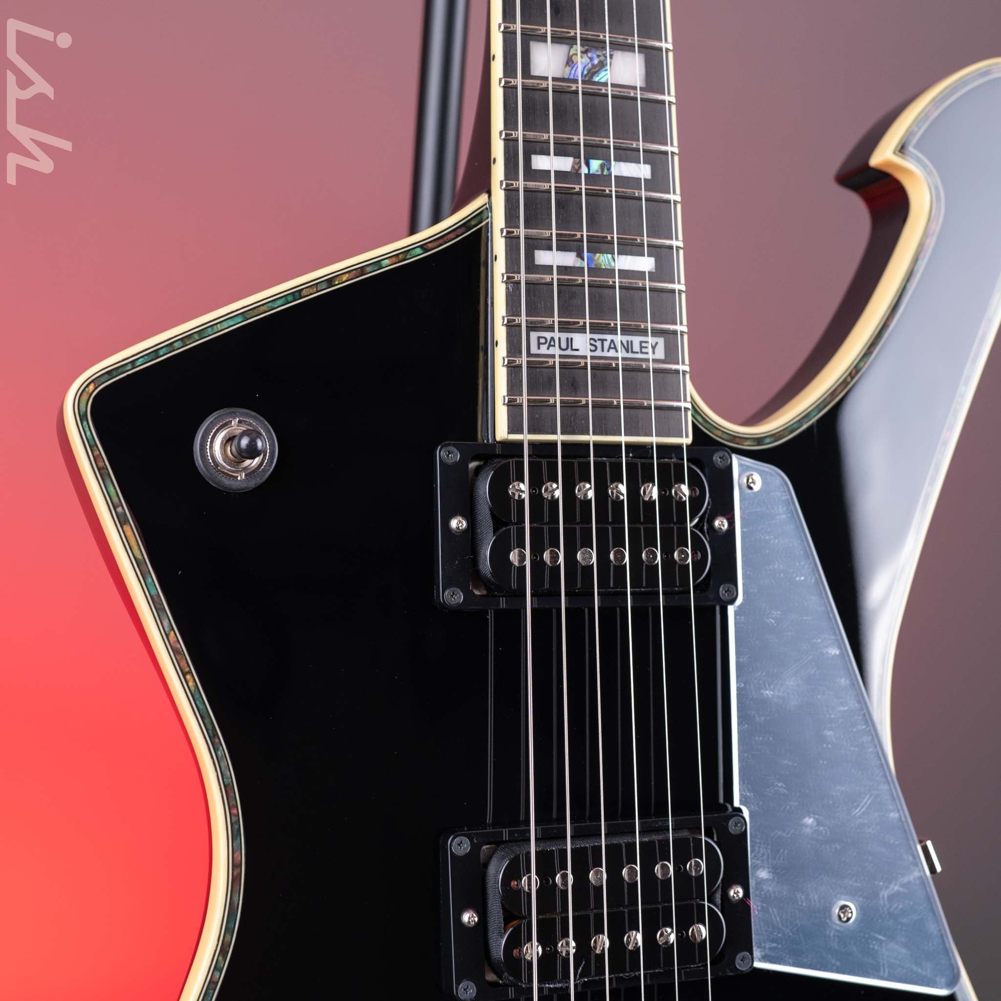 Ibanez PS10-BK Paul Stanley Signature Series Electric Black – Ish