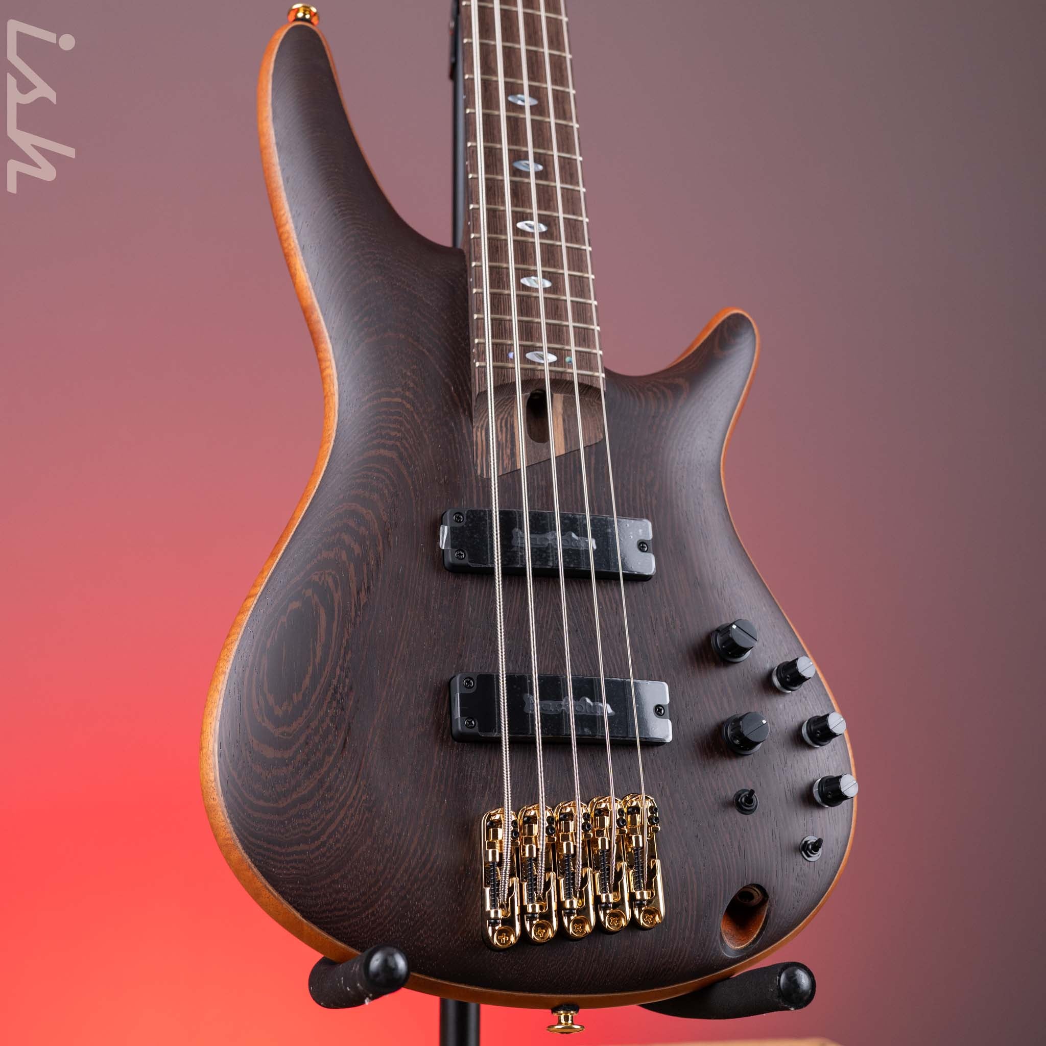 Ibanez Prestige SR5005 5-String Bass Wenge – Ish Guitars