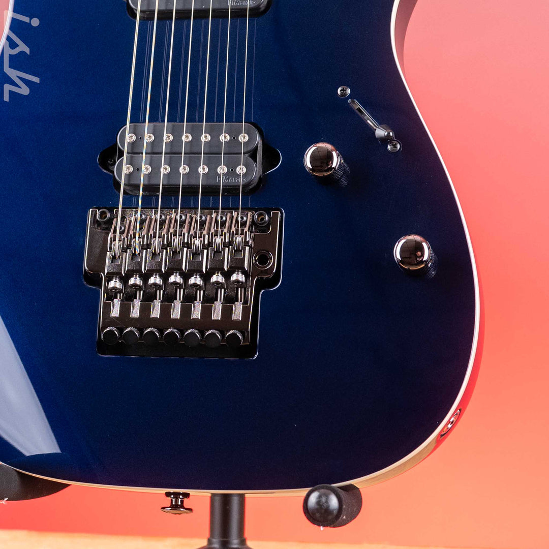 Ibanez Prestige RG2027XL 7-String Electric Guitar Deep Tide Blue