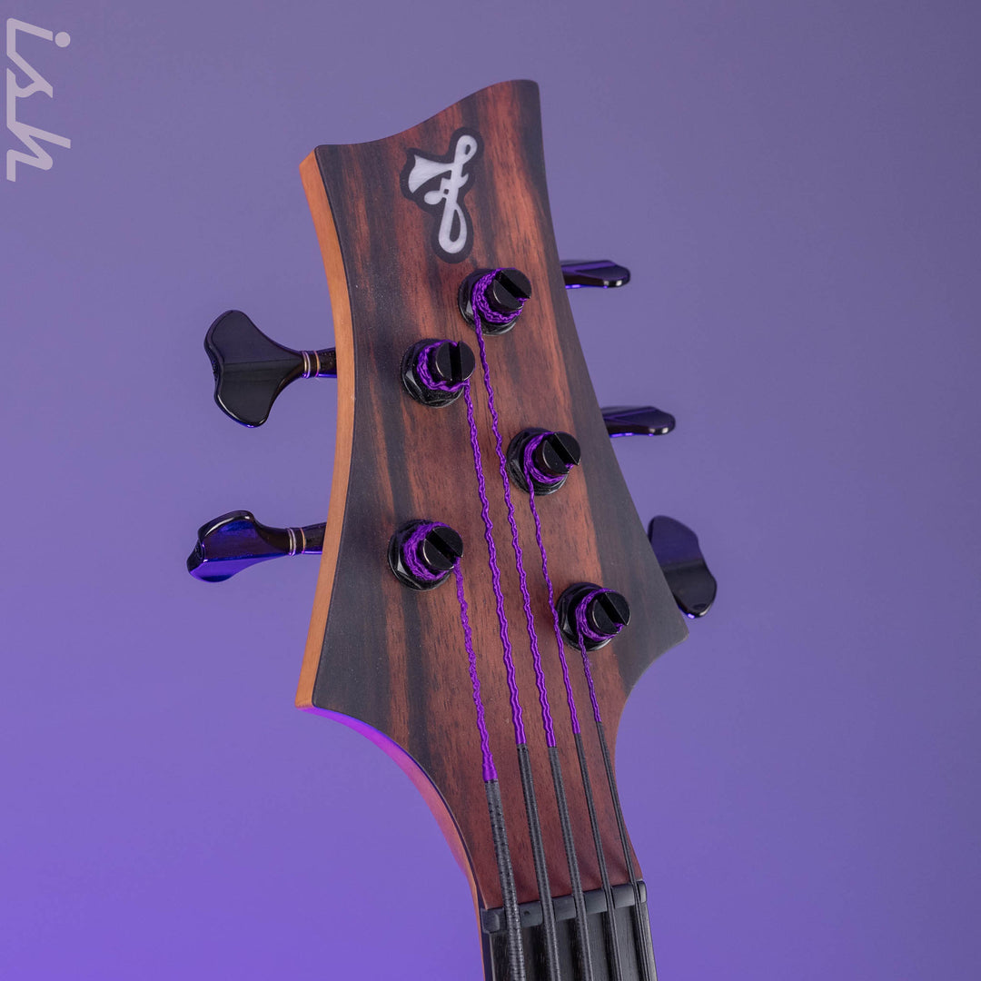 F Bass AC5-Classic Fretless Amara Ebony Top