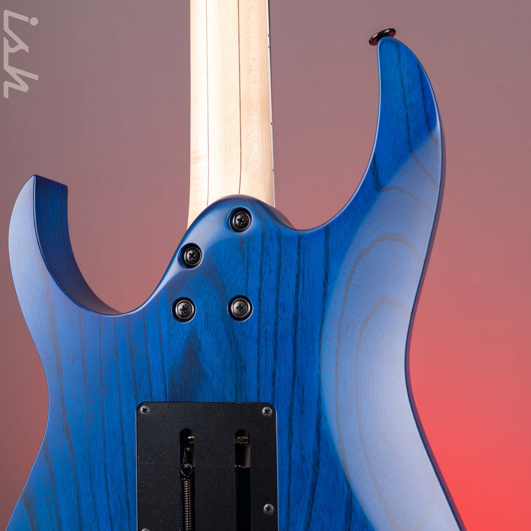 Ibanez RG653DX Transparent Deep Blue Flat Electric Guitar