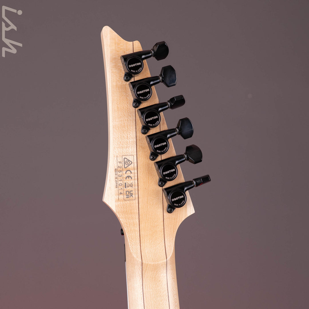 Ibanez RG653DX Transparent Deep Blue Flat Electric Guitar