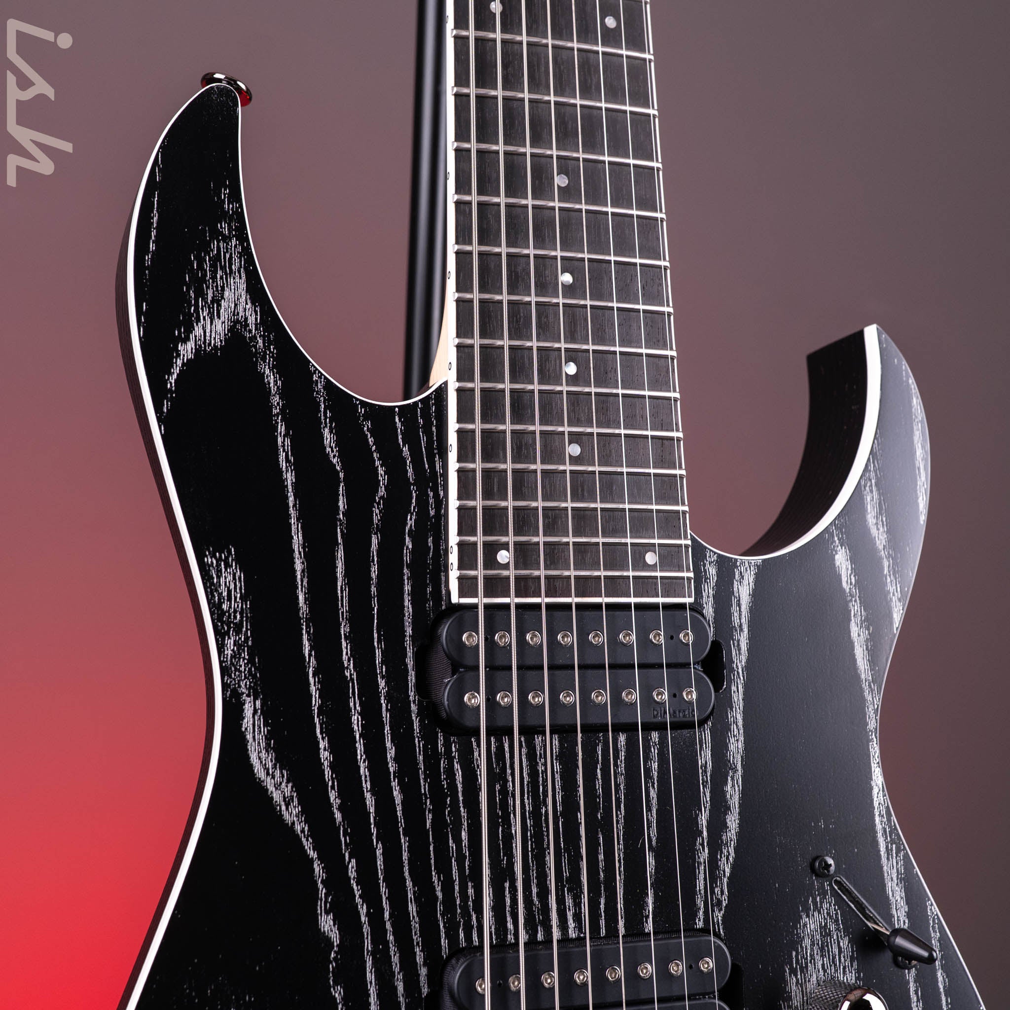 Ibanez Prestige RG5328R 8-String Guitar Lightning Through a Dark