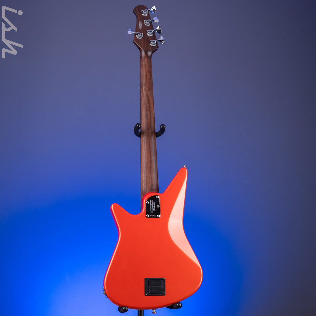 2014 Ernie Ball Music Man Big Al 5 H Tangerine Pearl *Solid Rosewood Neck*