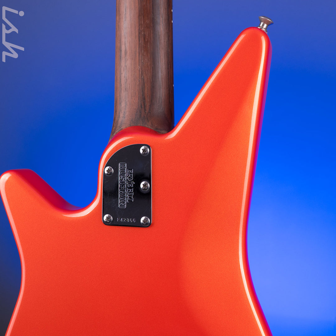 2014 Ernie Ball Music Man Big Al 5 H Tangerine Pearl *Solid Rosewood Neck*