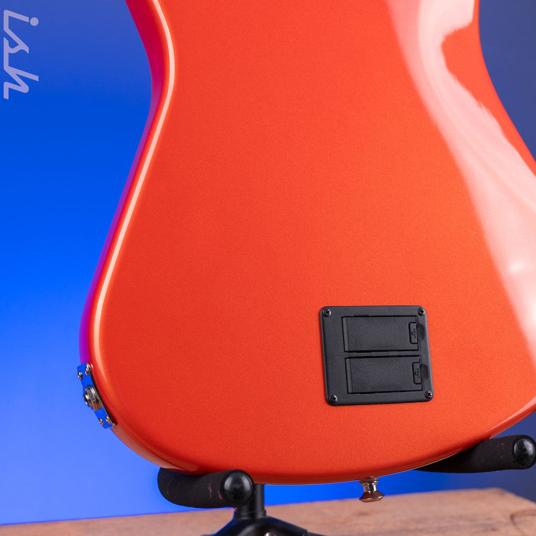 2014 Ernie Ball Music Man Big Al 5 H Tangerine Pearl *Solid Rosewood Neck*