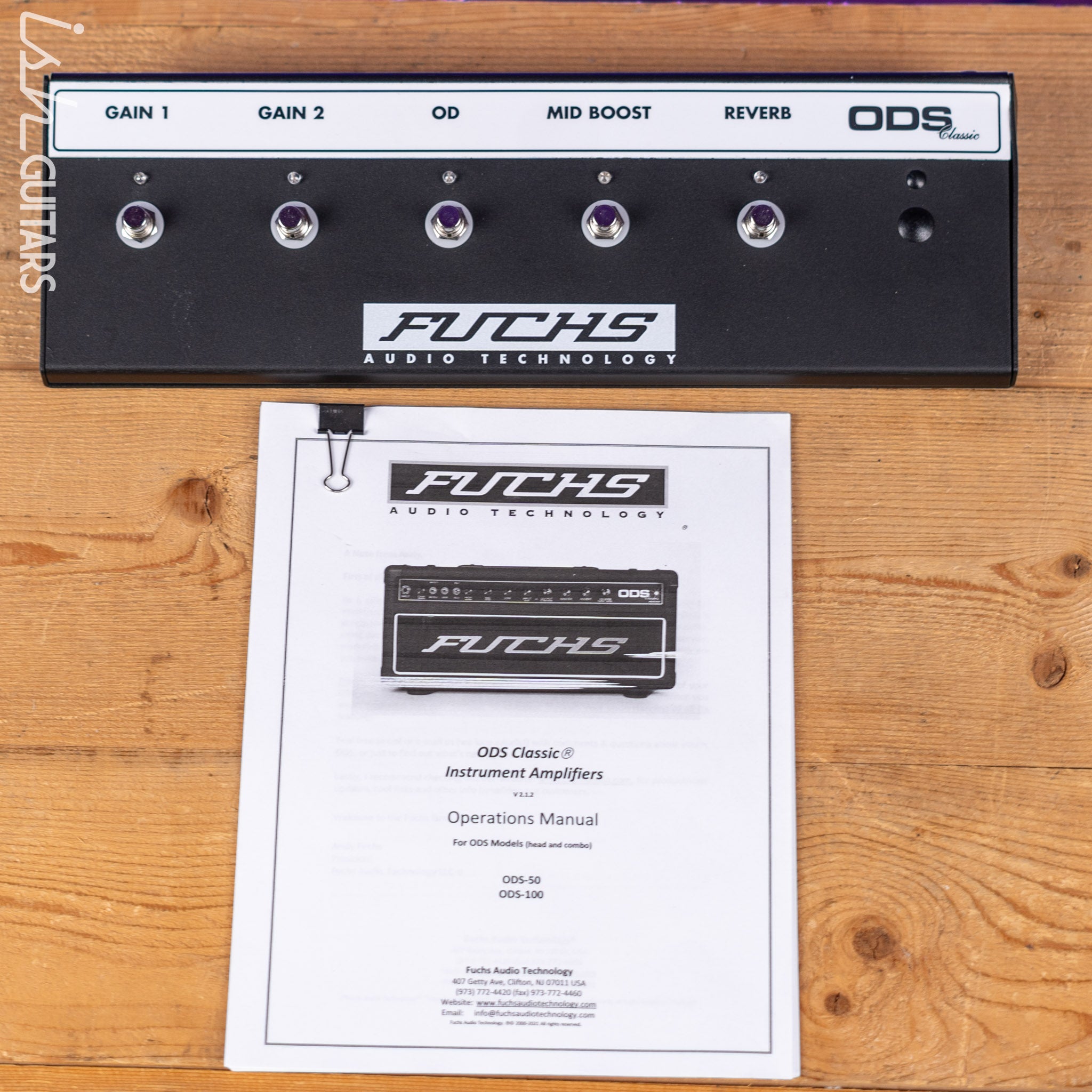 Fuchs ODS Classic 100 Head w/ Ultralight 212 Cab – Ish Guitars