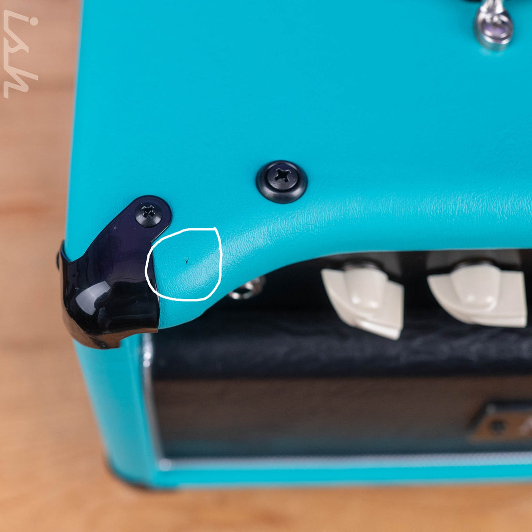 Matchless HC-15 Amp Head Turquoise/Black/Silver Demo