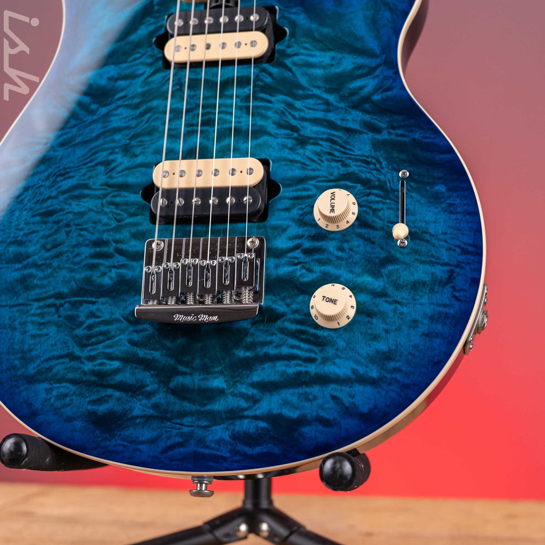2020 Ernie Ball Music Man Axis Super Sport Balboa Blue