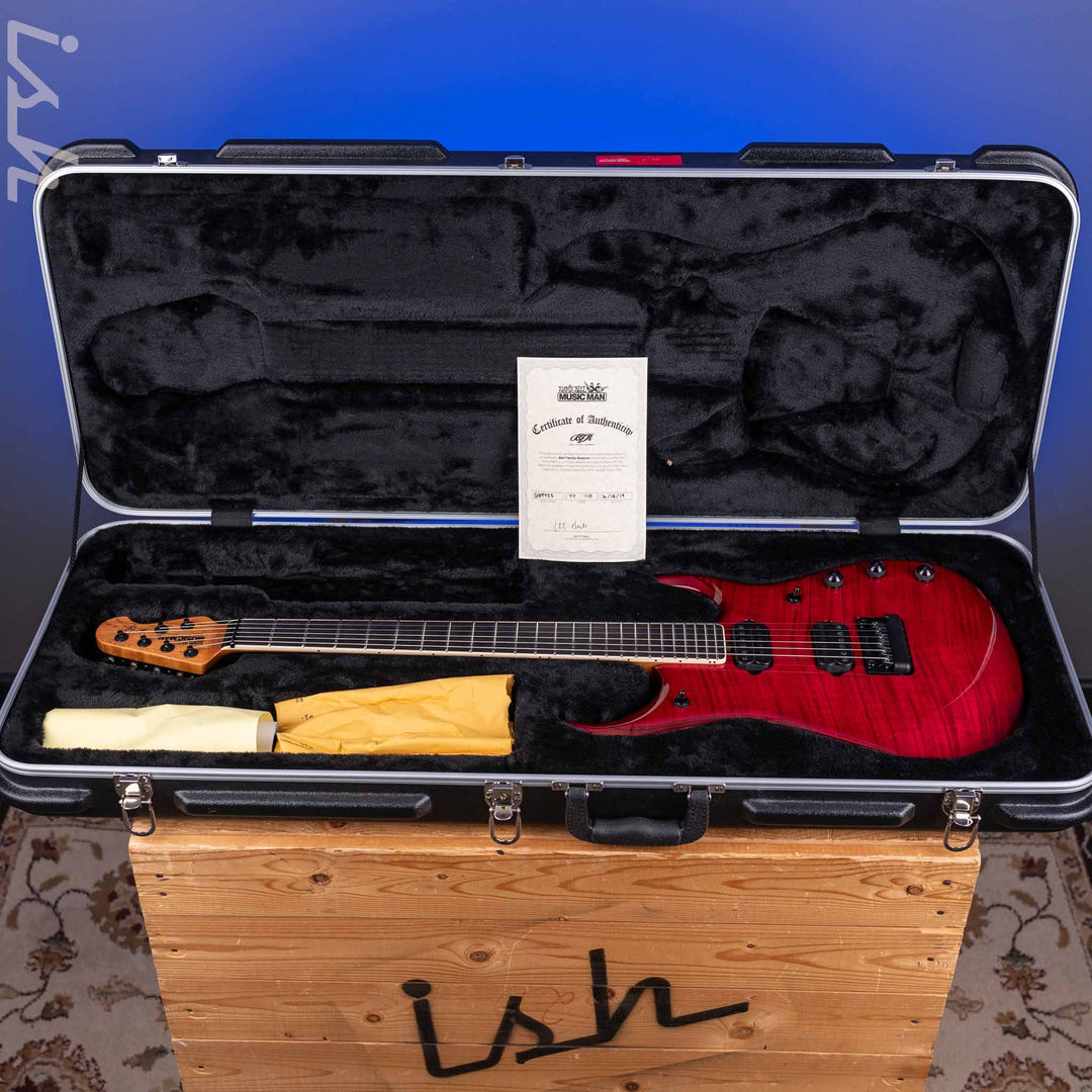 2019 Ernie Ball Music Man BFR JP6 John Petrucci Signature Paradise Pink