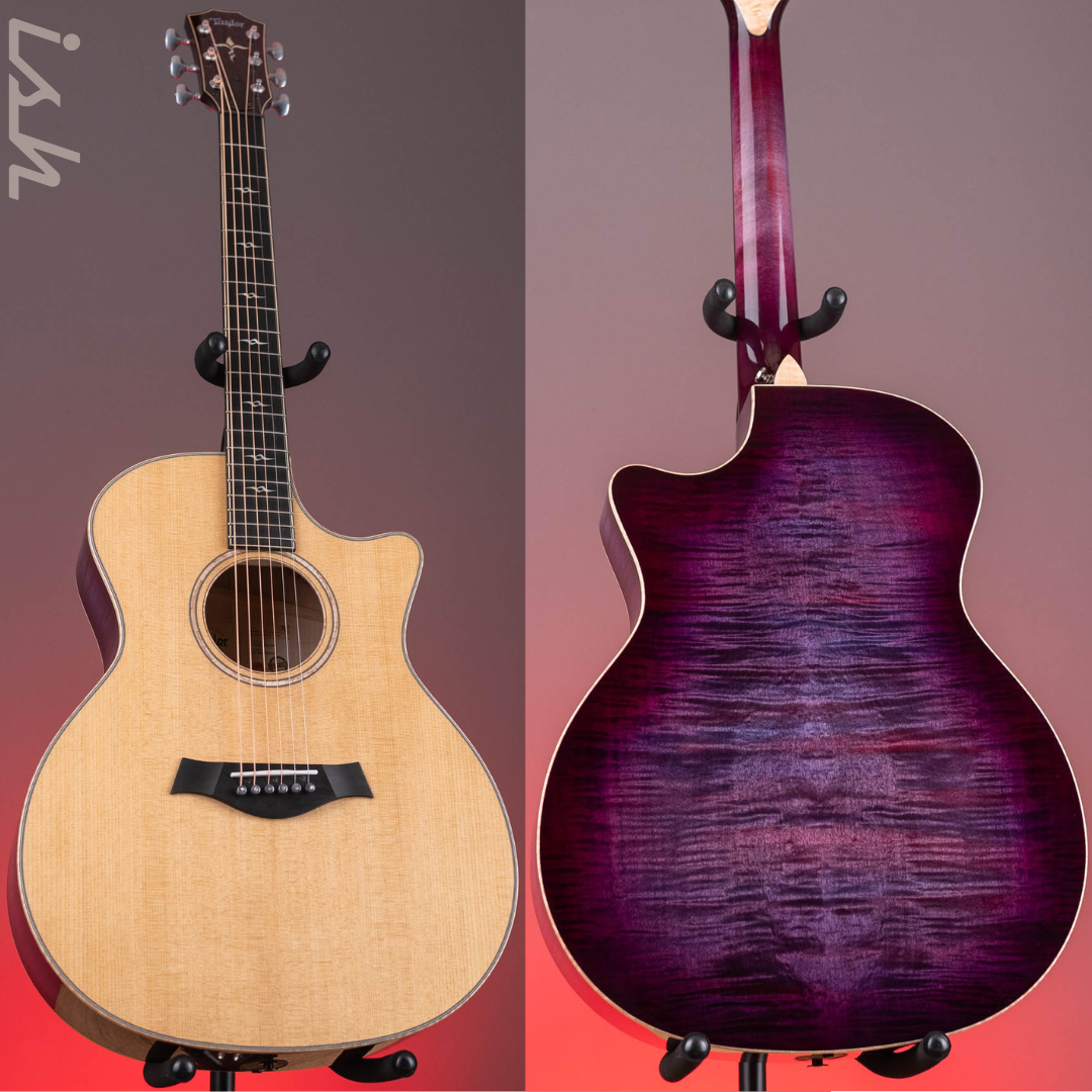 Taylor NAMM Custom C14ce B4008 Grand Auditorium Lilac Wine