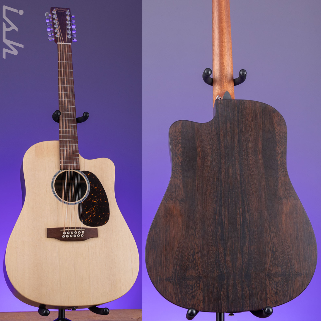 2024 Martin DC-X2E 12-String Acoustic-Electric Guitar Brazilian Rosewood Pattern