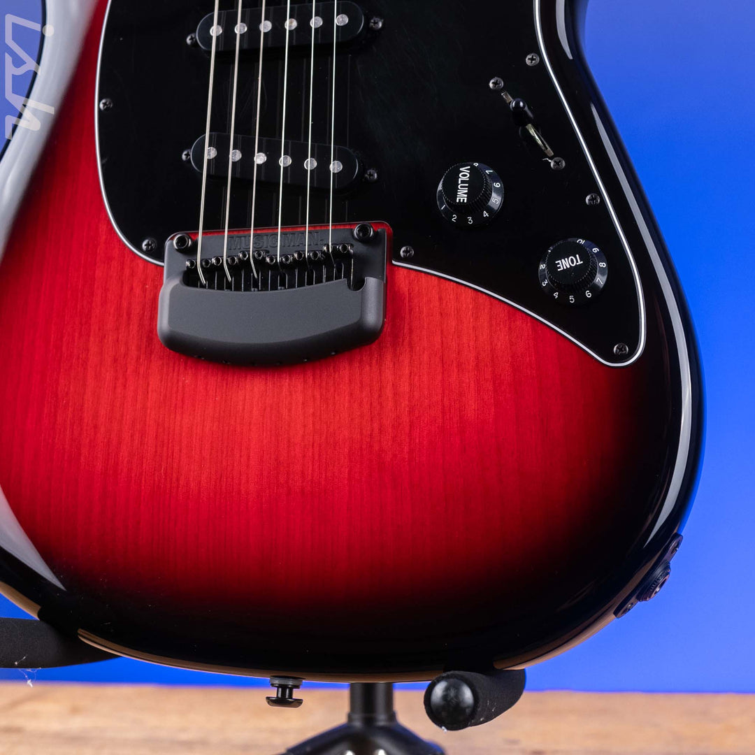 2022 Ernie Ball Music Man Cutlass HT SSS Raspberry Burst