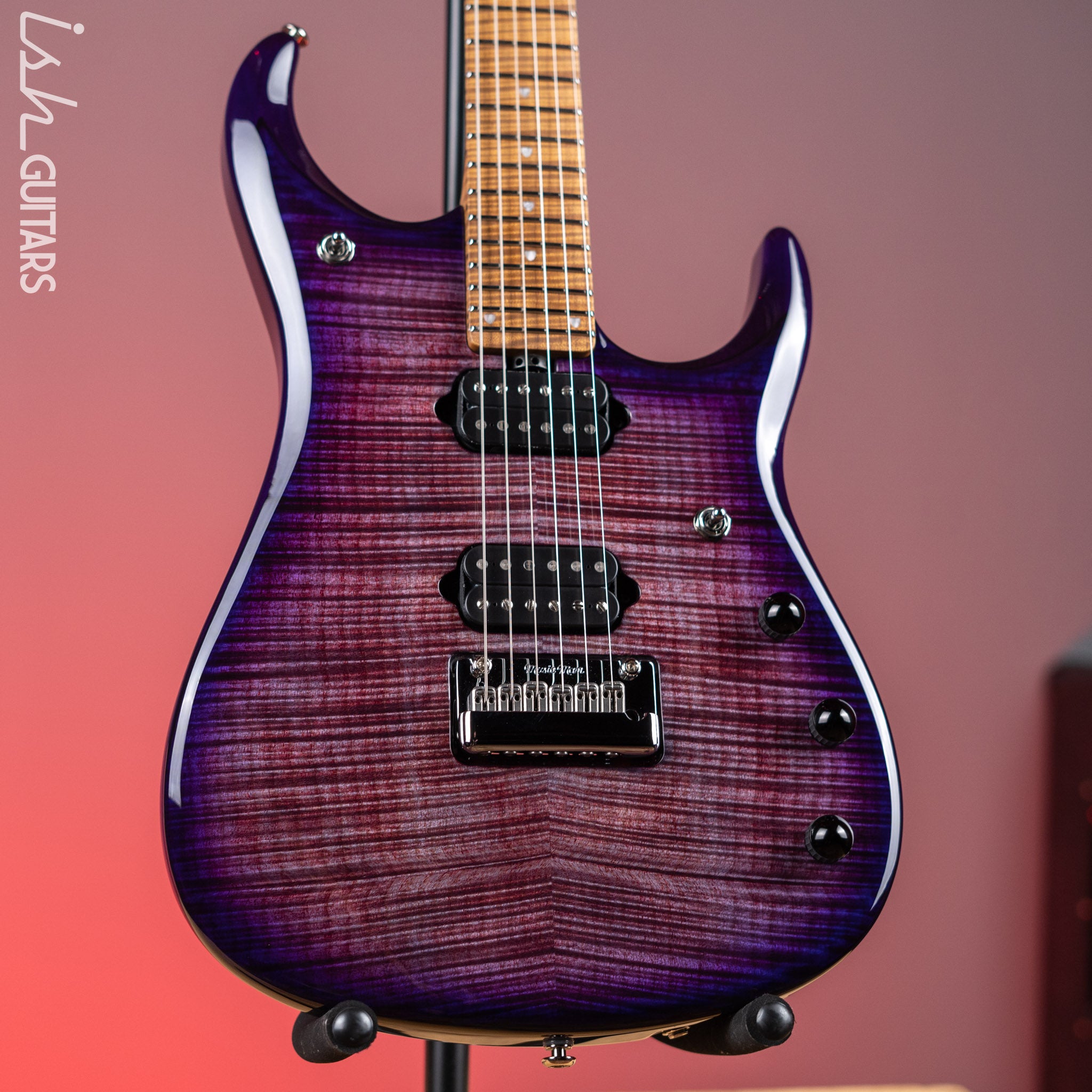 Ernie Ball Music Man JP15 John Petrucci 6-String Flame Top Purple