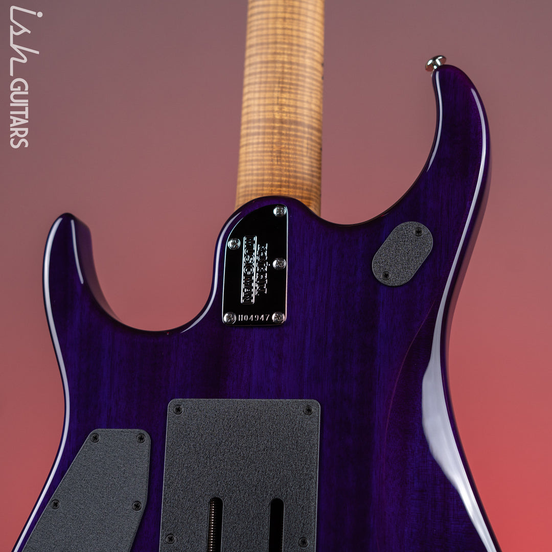 Ernie Ball Music Man JP15 John Petrucci 6-String Flame Top Purple Nebula