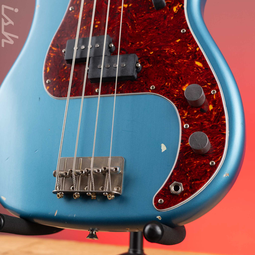 2023 Nash Guitars PB-63 Bass Ocean Turquiose Light Aging