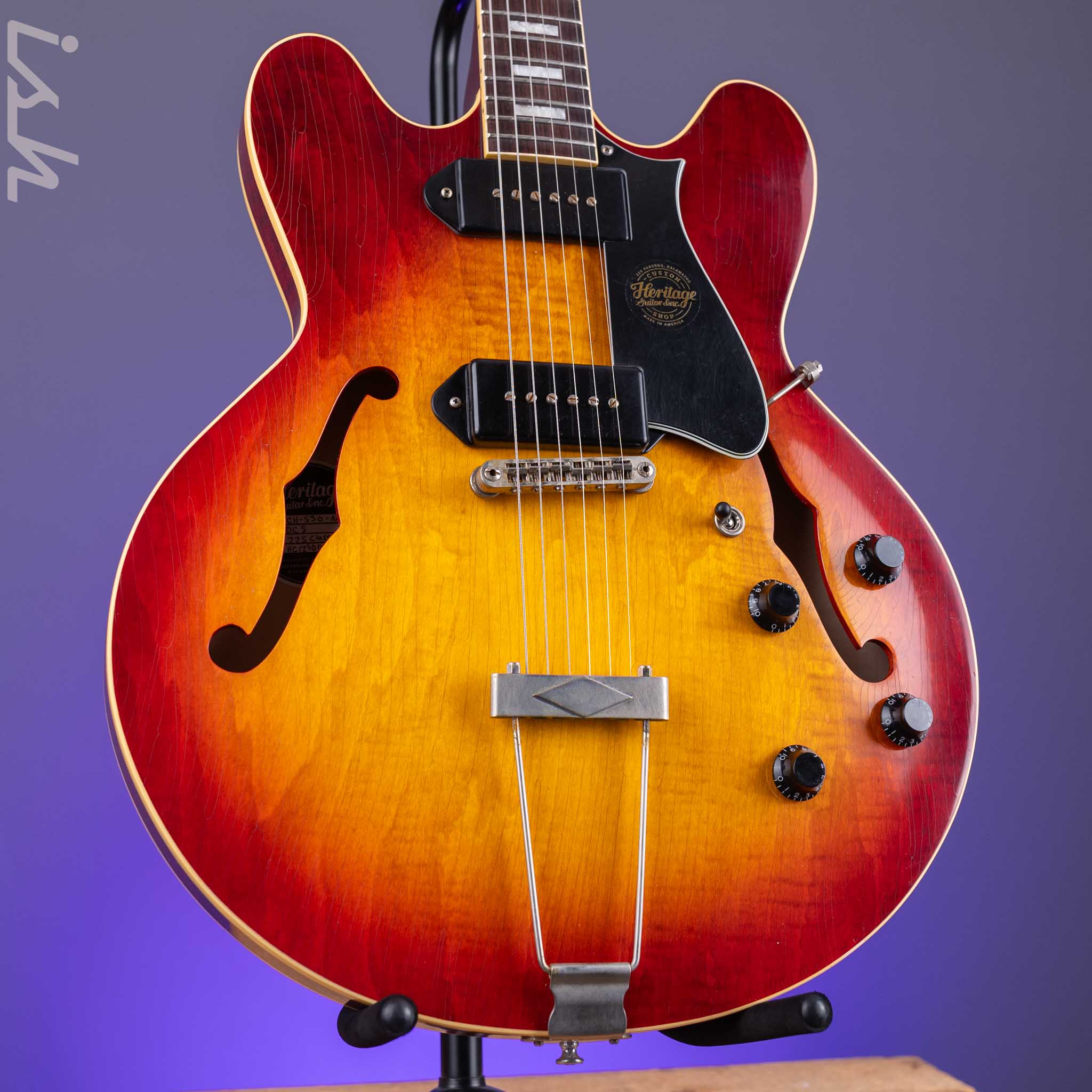 Heritage Custom Core Collection H-530 Electric Guitar Dark Cherry