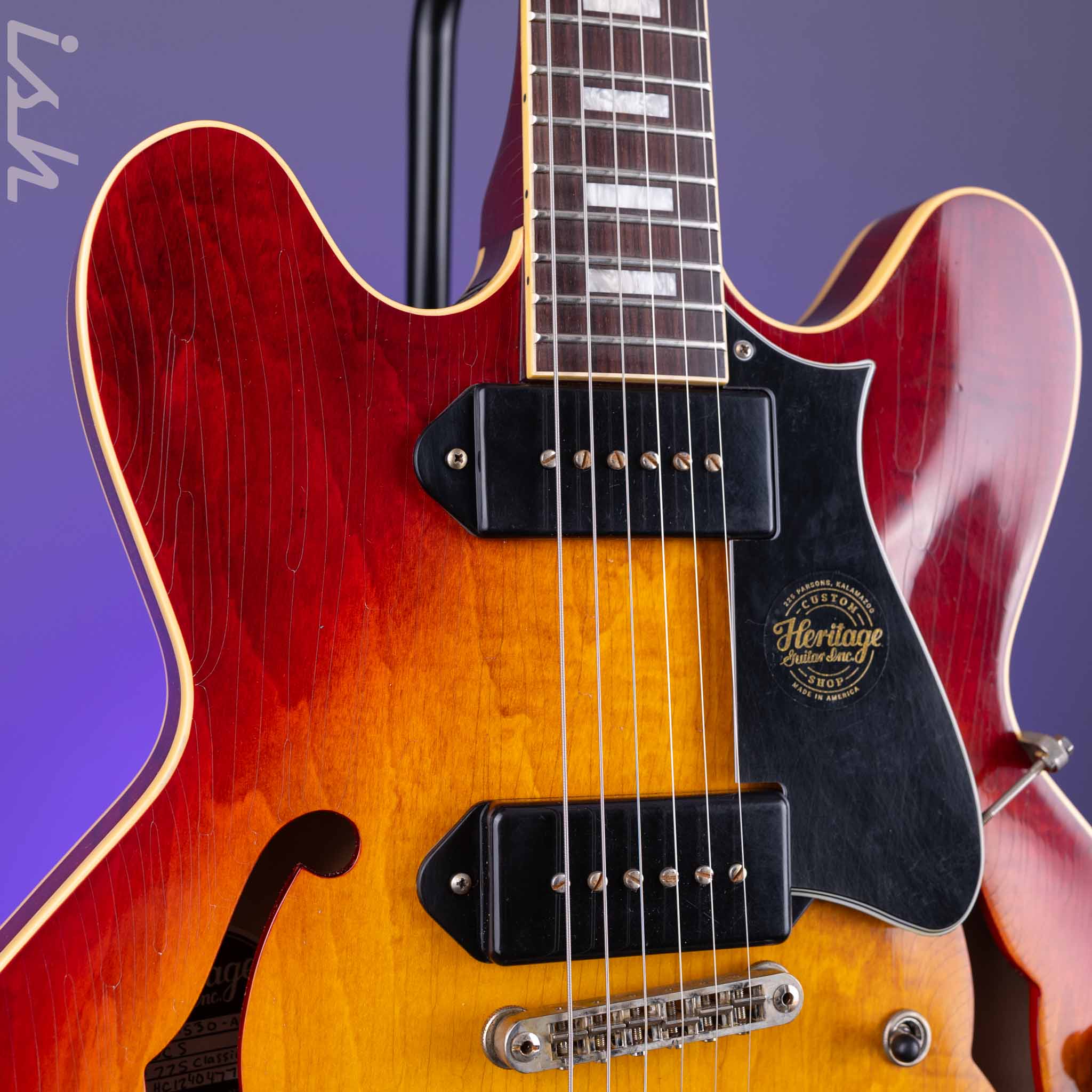 Heritage Custom Core Collection H-530 Electric Guitar Dark Cherry