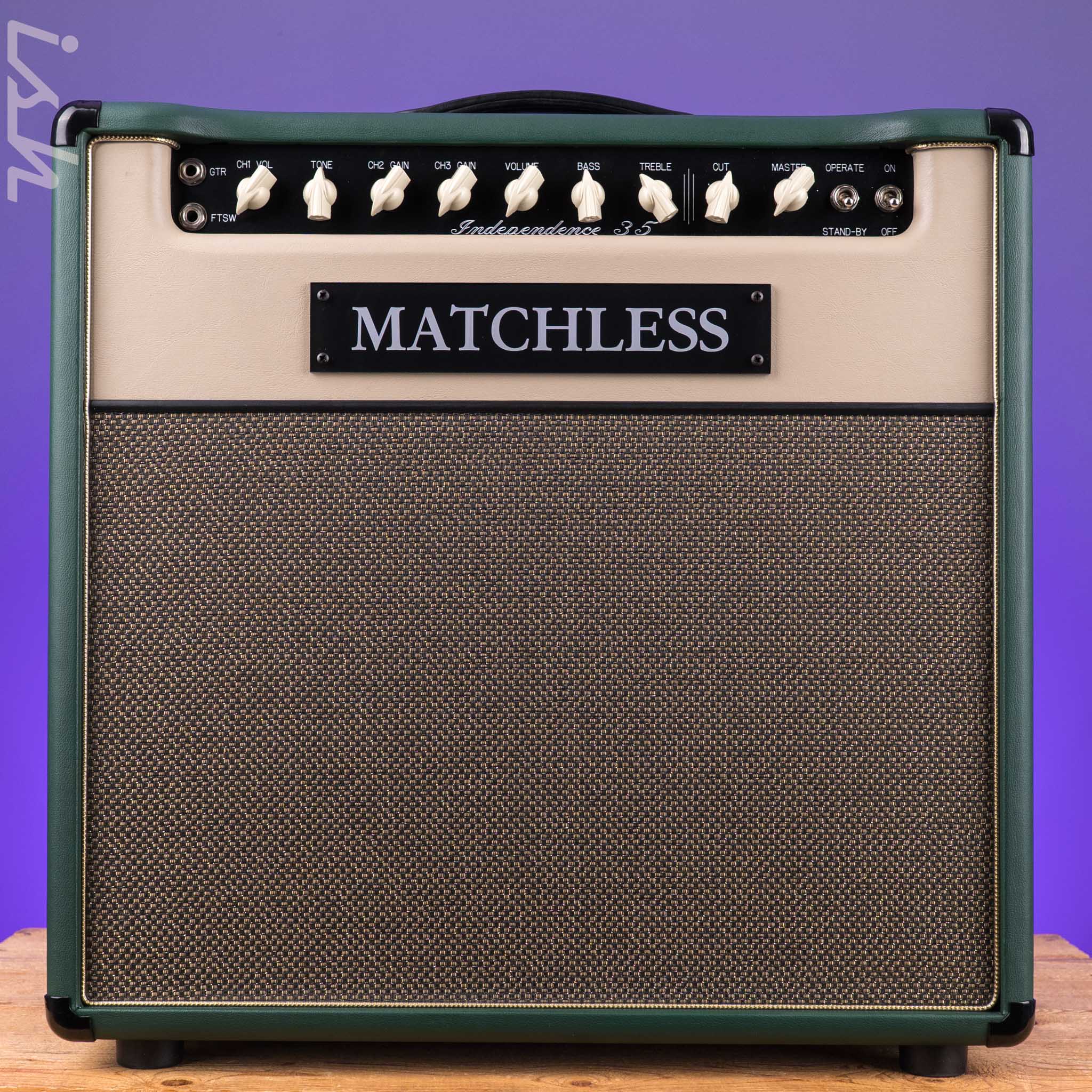 Matchless Independence 35W 1x12" Combo Amp w/ Reverb Green/Cream/Gold Tolex