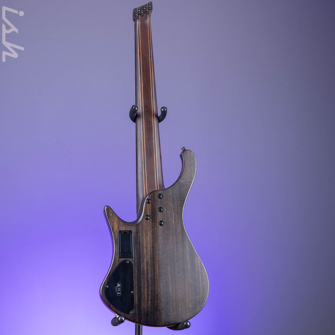 2021 Ibanez EHB1506MS 6-String Bass Black Ice Flat
