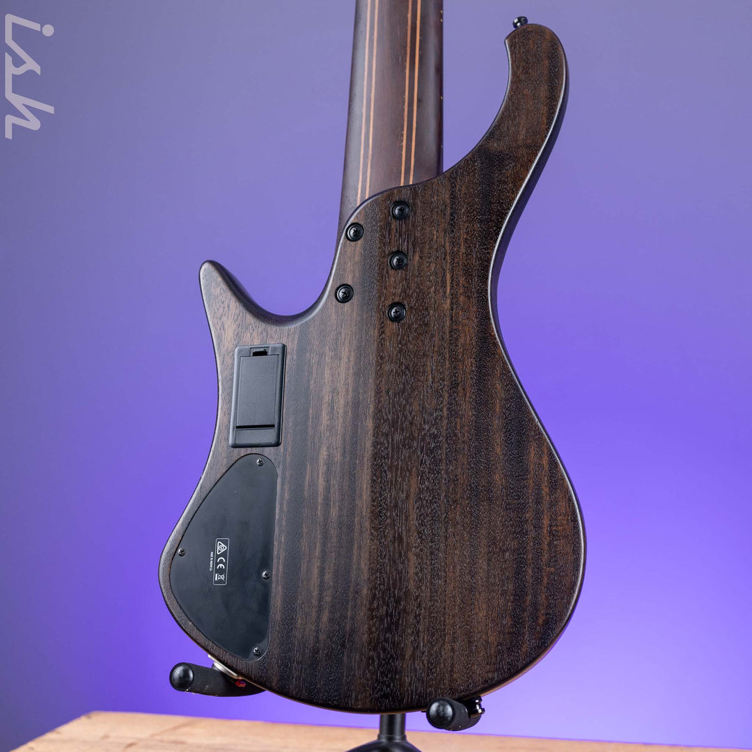 2021 Ibanez EHB1506MS 6-String Bass Black Ice Flat