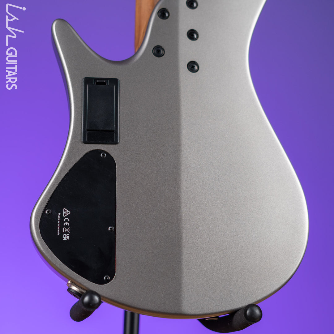 Ibanez EHB1006MS 6-String Headless Bass Metallic Grey Matte Demo