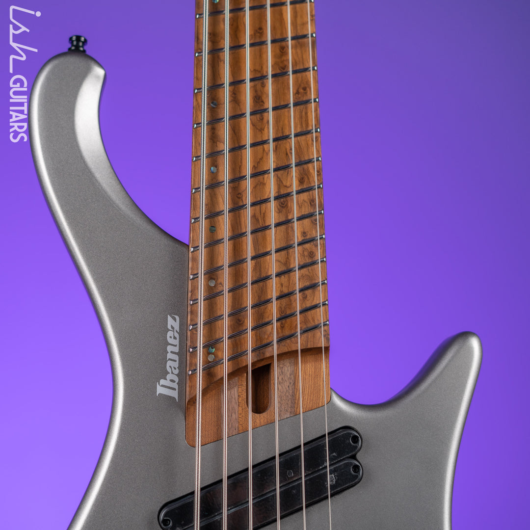 Ibanez EHB1006MS 6-String Headless Bass Metallic Grey Matte Demo